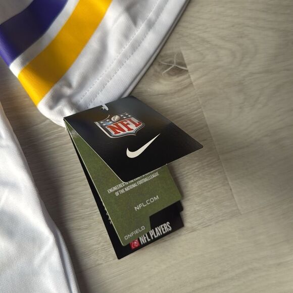 Nike NFL Kirk Cousins White Minnesota Vikings Player Game Jersey S nwt - Picture 4 of 6